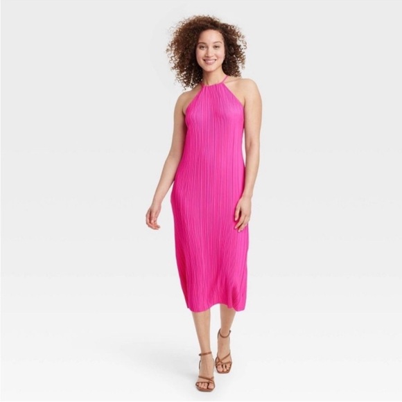 a new day Dresses & Skirts - NWOT A New day Plise midi shift dress size small